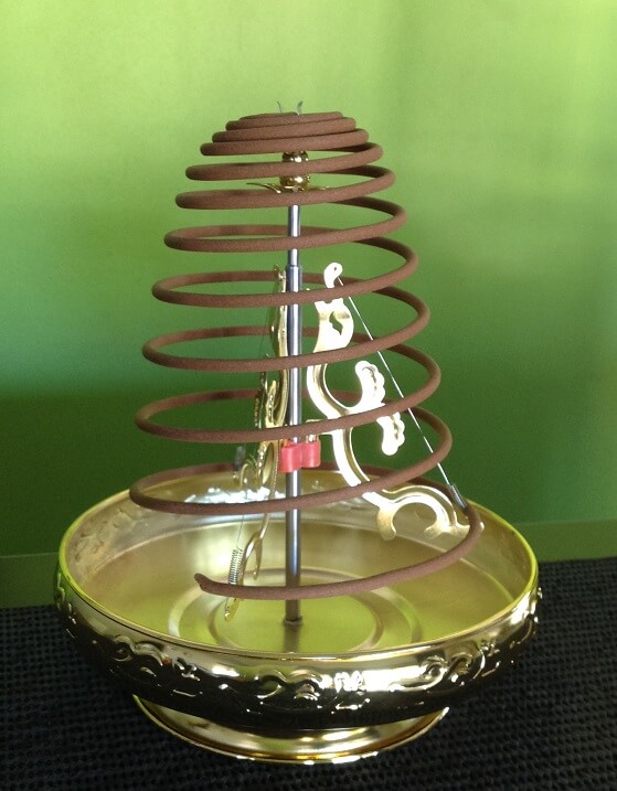 Balinese Metal Incense Coil Holder Bali Garden & Stone